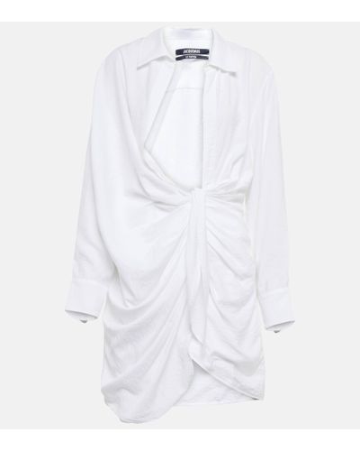 Jacquemus La robe bahia mini robe - Blanc