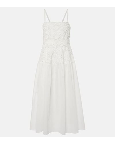 Jonathan Simkhai Veronica Cotton Midi Dress - White