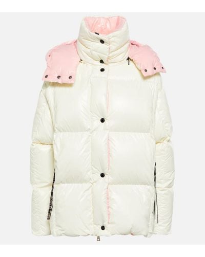 Moncler Parana Hooded Quilted Puffer Jacket - White