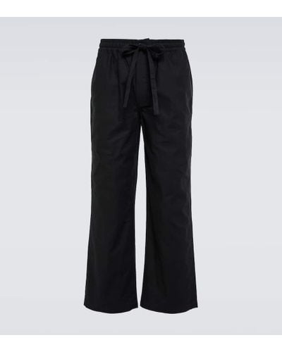 Commas Pantalones deportivos de algodon - Negro