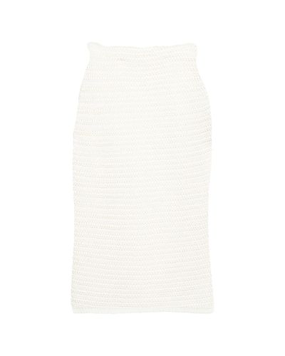 Dorothee Schumacher Jupe crayon Modern Textures - Blanc