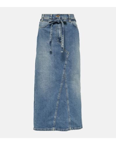 Altuzarra Jupe midi en jean - Bleu