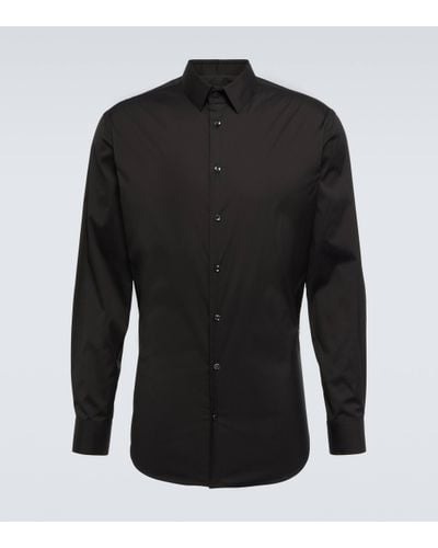 Giorgio Armani Poplin Shirt - Black