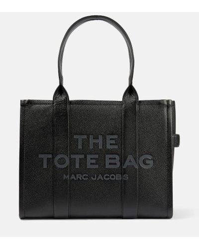 Marc Jacobs 'The Leder Large Tote Bag' ' - Schwarz