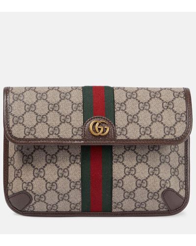 Gucci Ophidia Small GG Canvas Belt Bag - Natural