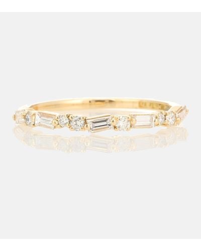 Suzanne Kalan 18kt Yellow Gold Ring With Diamonds - Natural