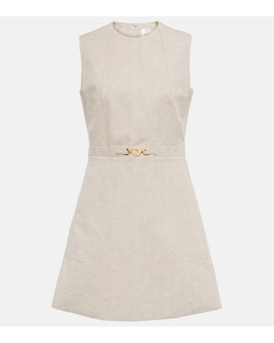 Patou A-line Cotton Dress - Natural