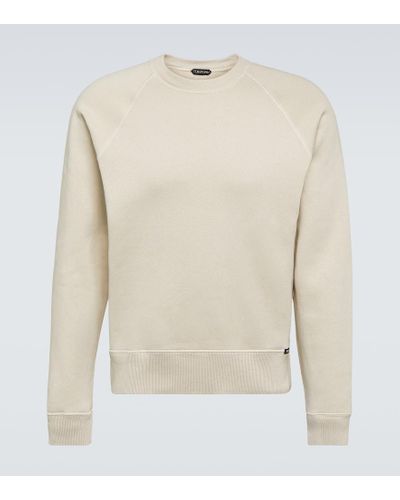 Tom Ford Sweatshirt aus Baumwolle - Natur