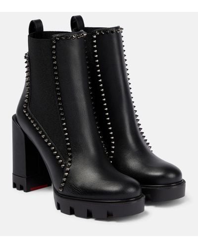Christian Louboutin Ankle Boots Out Line - Schwarz
