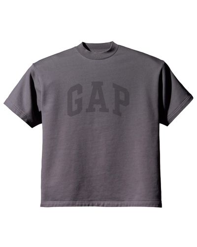 Yeezy Gap T-shirt raccourci Dove en coton melange - Noir