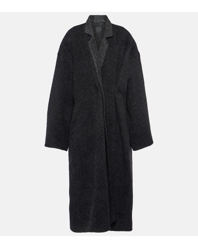 Givenchy Cappotto in flanella di misto lana - Nero
