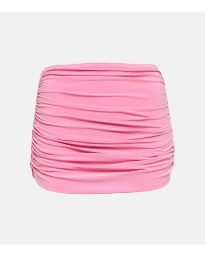 Norma Kamali Bill High-rise Bikini Bottoms - Pink