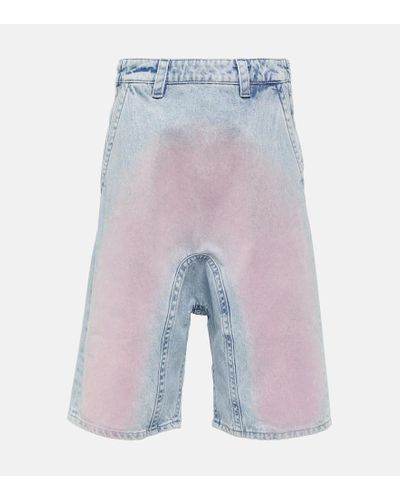 Y. Project Bermuda-Shorts aus Denim - Blau