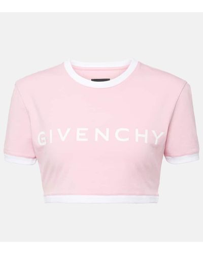 Givenchy Cropped-Top aus Jersey - Pink