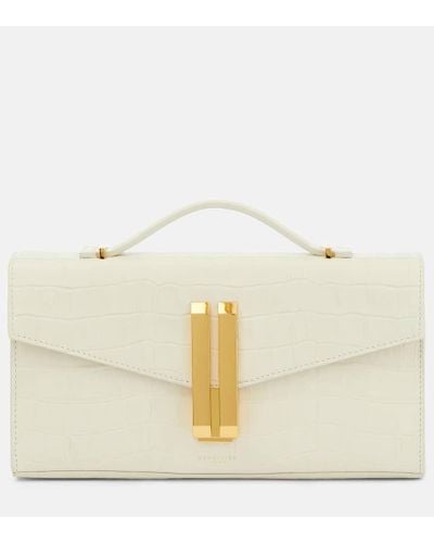 DeMellier London Clutch Vancouver in pelle stampata - Neutro