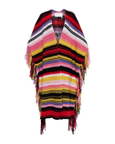 Chloé Cashmere And Wool Shawl - Red