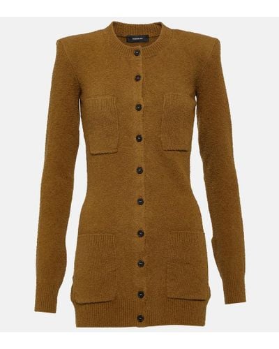 Wardrobe NYC Cotton-blend Cardigan - Brown