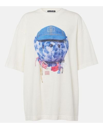Acne Studios Camiseta Exford de jersey de algodon - Azul