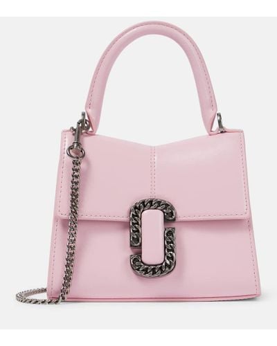 Marc Jacobs The St. Marc Mini Leather Tote Bag - Pink