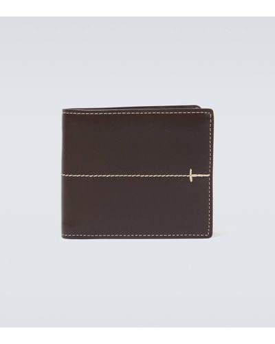Tod's Leather Bifold Wallet - Brown