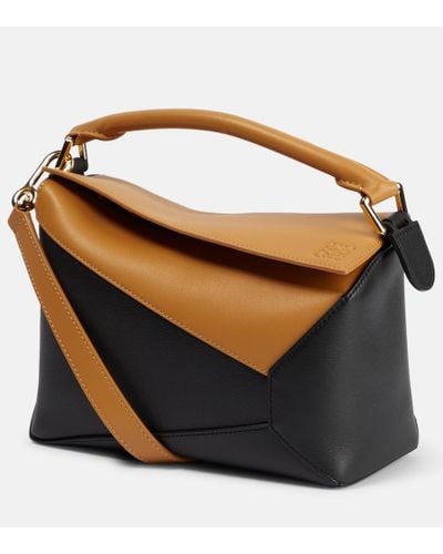 Loewe 'Puzzle Small' Shoulder Bag - Black