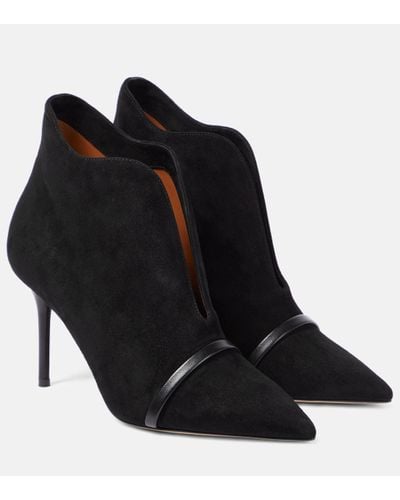 Malone Souliers Cora Suede Ankle Boots - Black