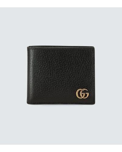 Gucci Faltbrieftasche GG Marmont Aus Leder - Schwarz