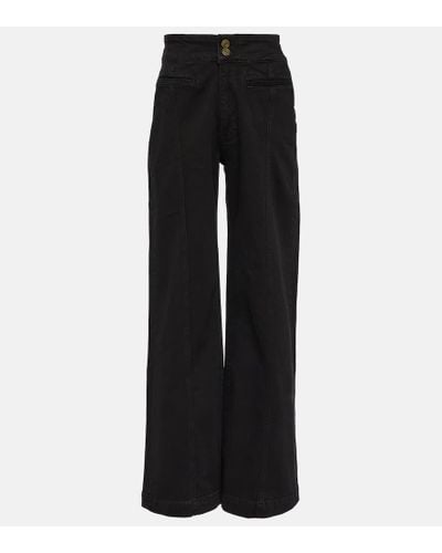 FRAME Jeans anchos Tailored Wide Leg - Negro
