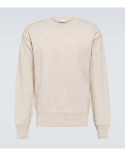 Burberry Logo Wool Sweater - White