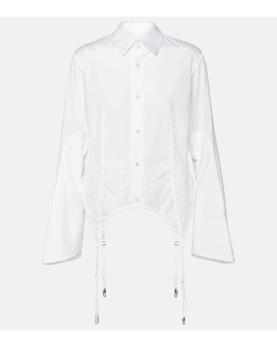 Noir Kei Ninomiya Camicia in cotone - Bianco