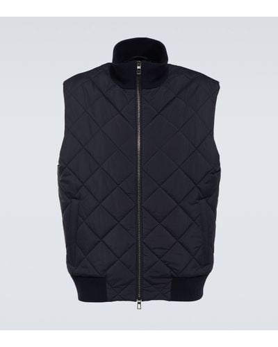 Loro Piana Ampay Quilted Vest - Blue