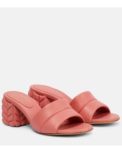 Gianvito Rossi Leather Sandals - Pink