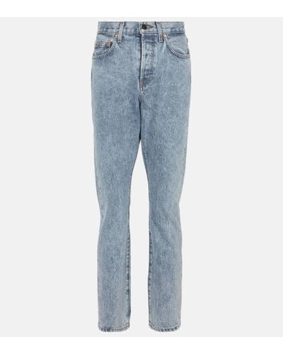 Wardrobe NYC High-Rise Jeans - Blau