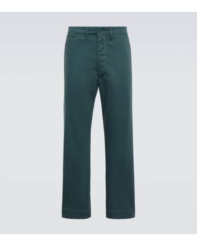 RRL Pantalones chinos de algodon - Azul