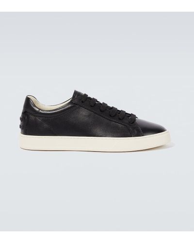 Tod's Leather Low-top Sneakers - Black