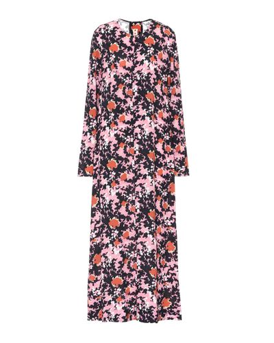 Marni Abstract Camouflage Print Dress - Multicolour