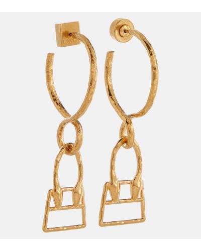 Jacquemus Hoop Earrings - Metallic