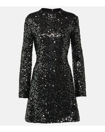 Jonathan Simkhai Safia Embellished Crepe Mini Dress - Black