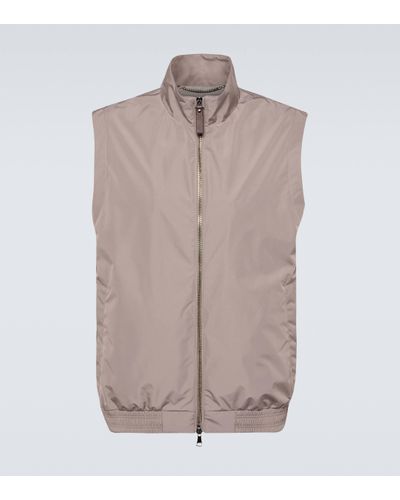 Canali Technical Vest - Natural