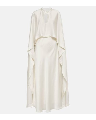 Jonathan Simkhai Bridal Amory Caped Gown - White