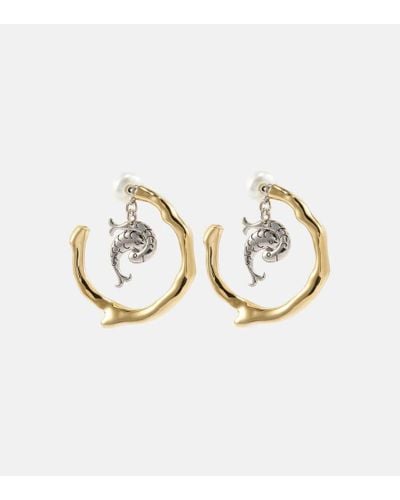 Emilio Pucci Hoop Earrings - Metallic