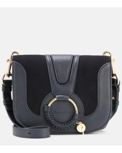 See By Chloé Hana Medium Leather Shoulder Bag - Black