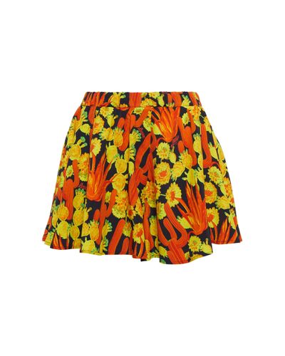 Loewe Paula's Ibiza bedruckte Shorts - Orange