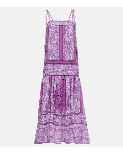 FARM Rio Sweet Garden Sleeveless Maxi Dress - Purple