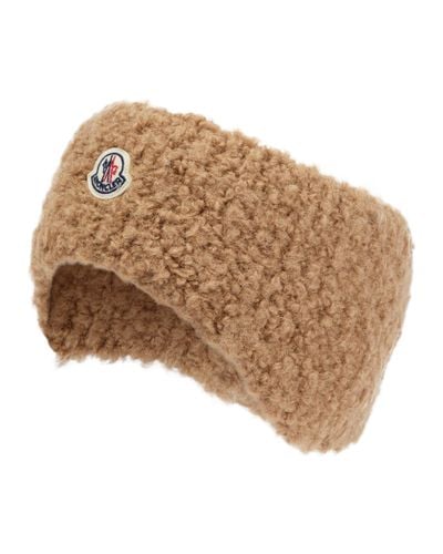 Moncler Logo Teddy Headband - Brown