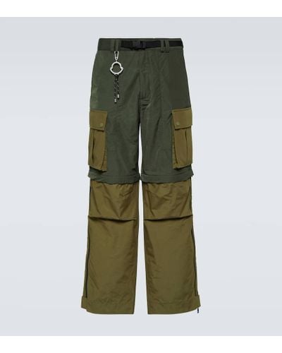 Moncler Genius X Pharrell Williams pantalones cargo - Verde
