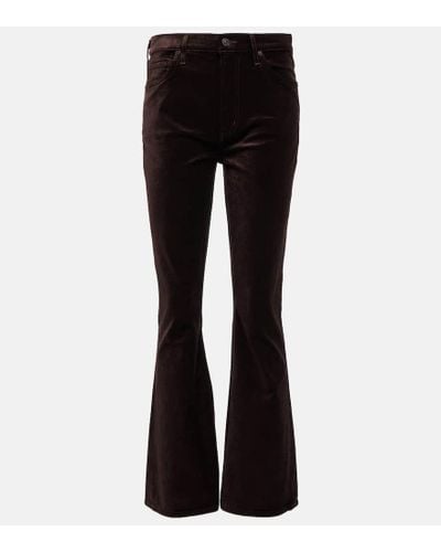 Citizens of Humanity Jeans Lilah flared a vita alta - Nero