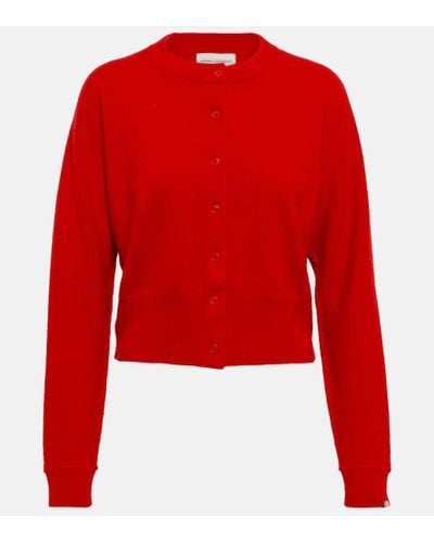 Extreme Cashmere Cropped-Cardigan N°257 Blouson - Rot