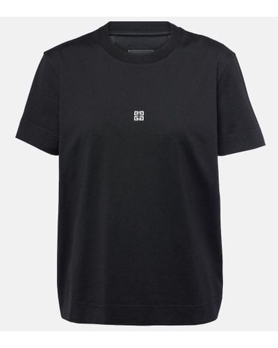 Givenchy 4g Cotton Jersey T-shirt - Black