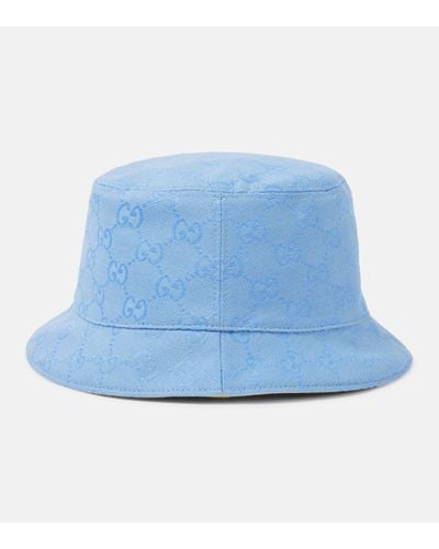 Gucci GG Canvas Bucket Hat - Blue
